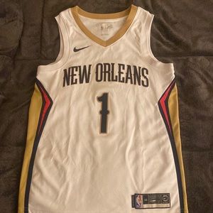 AUTHENTIC NIKE NEW ORLEANS PELICANS ZION WILLIAMSON SWINGMAN JERSEY. SIZE 44
